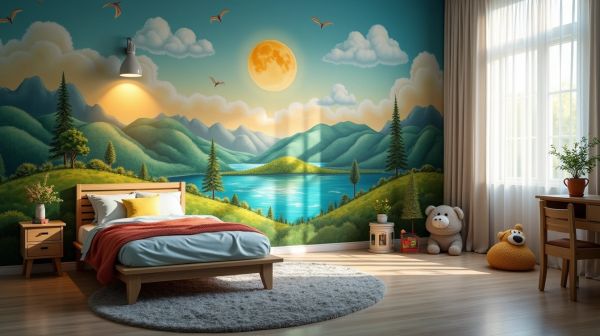 Créez un univers unique avec du papier peint pour chambre de garçon