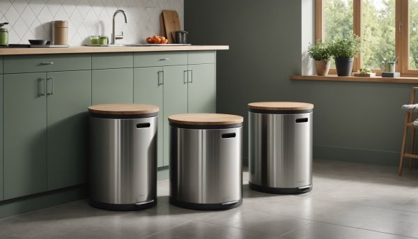 Les meilleures poubelles pour un espace écoresponsable et chic !